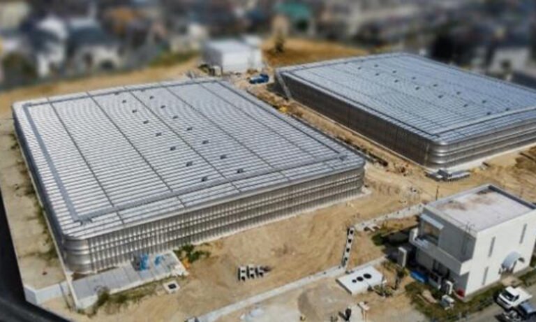 西区の家原寺配水場配水池の更新工事が完了
