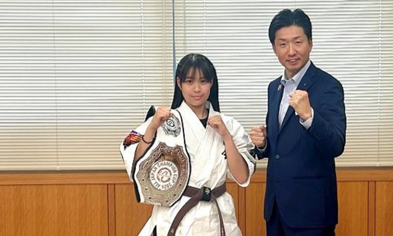 南友利葵選手が全日本空手道選手権で優勝