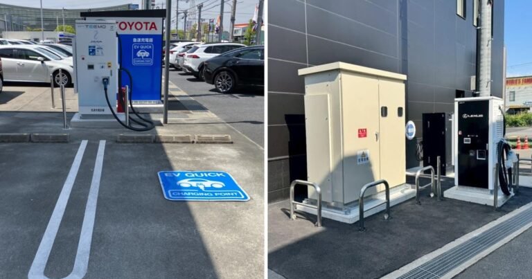 堺市内の2つのディーラーに「EV急速充電器」設置