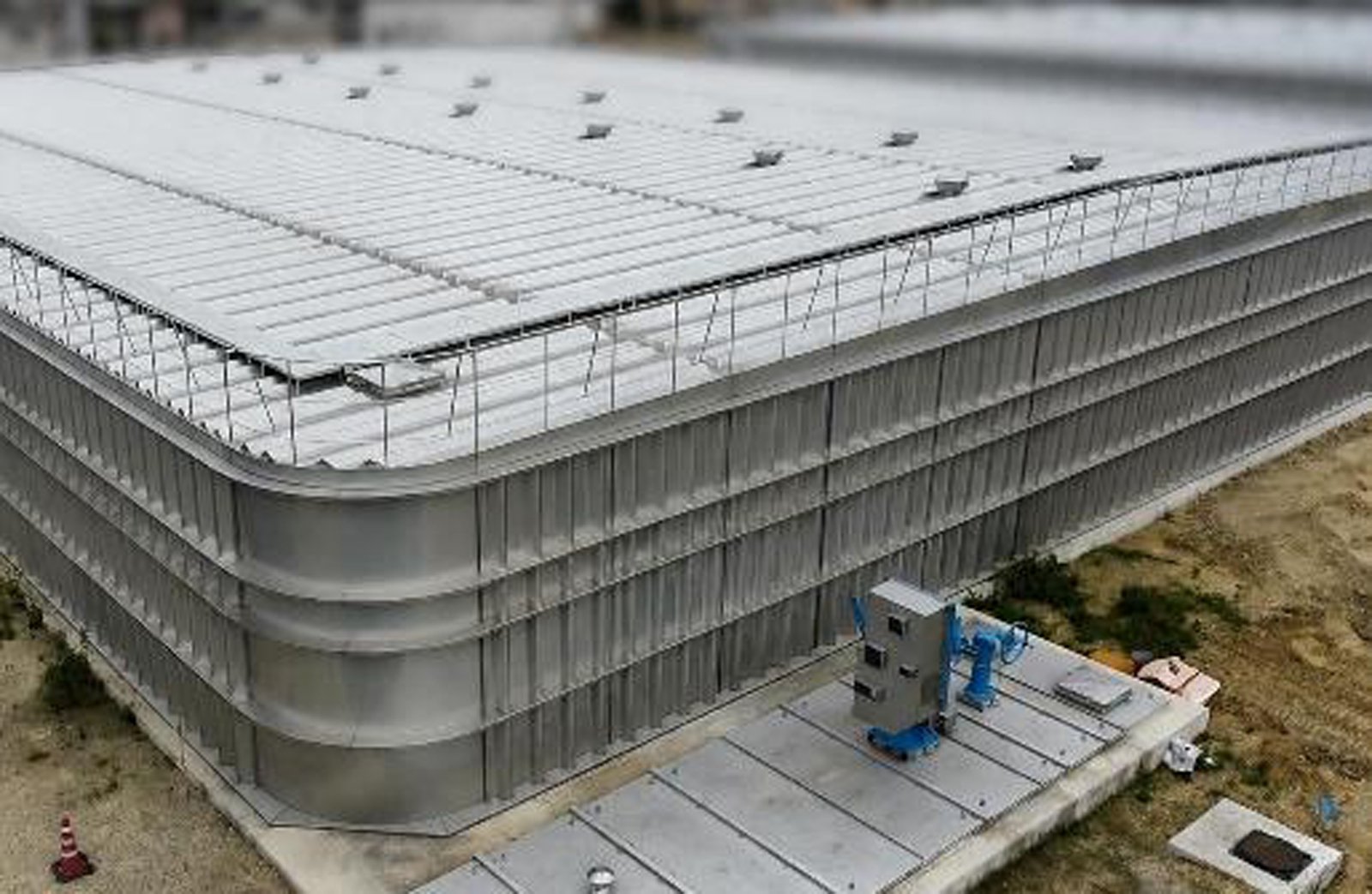 ステンレス製配水池（工事後）画像：堺市HPより
