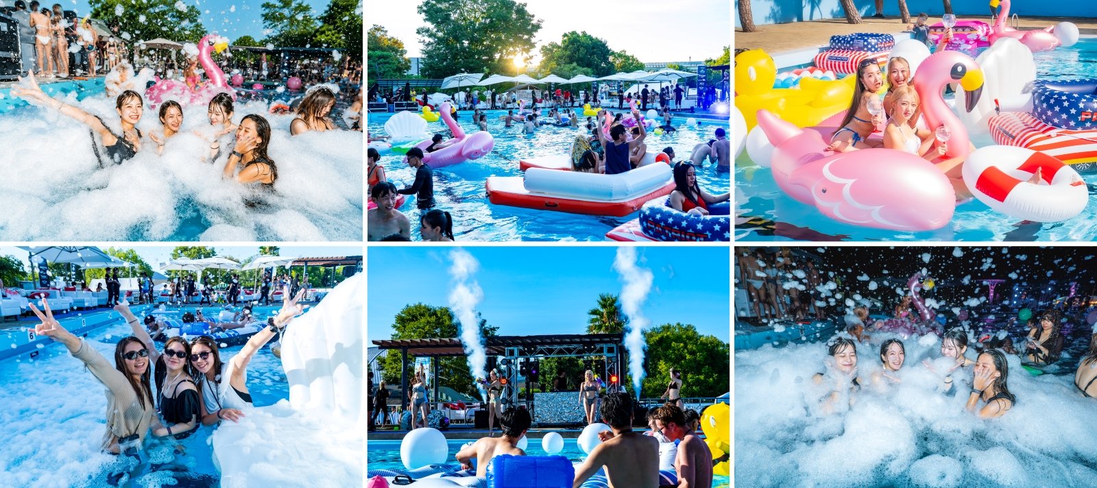 昨年のプールフェス「SPLASH CIRCUS」の様子