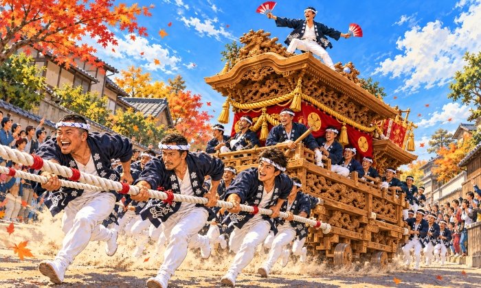 10月2～4日の堺のだんじり　9神社の開催日程とアクセス