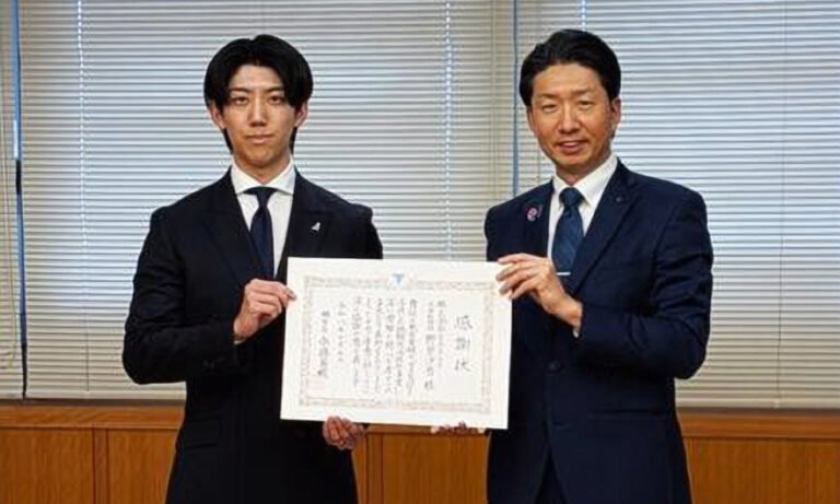 株式会社EAGLEが堺市のガス気球観光事業に1,000万円寄附　市長が感謝状を贈呈